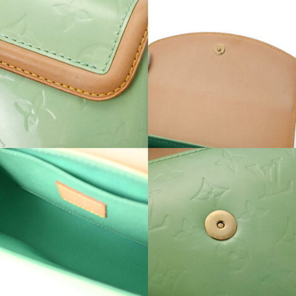 Louis Vuitton Vernis Biscayne Bay PM Peppermint Monogram Handbag - Picture 11 of 12